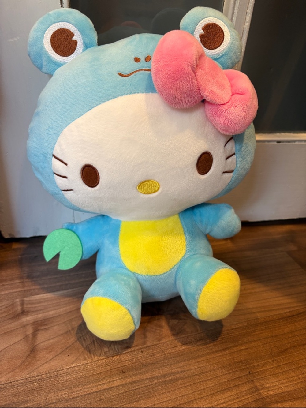 Hello Kitty Frog Costume Plush 12” NWT